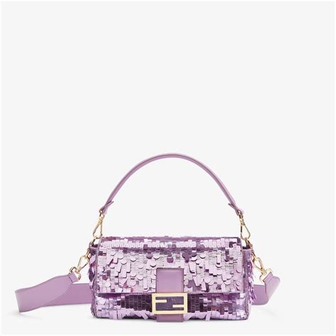 fendi mini baguette lilac|farfetch fendi bags.